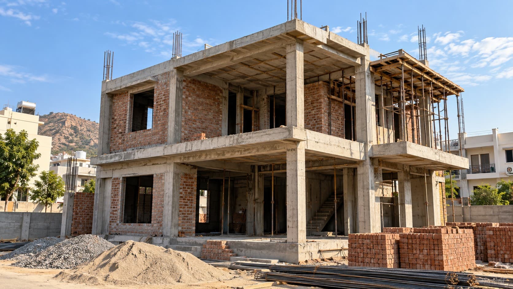 Residential house construction in Bhilwara requires proper planning, structural design, quality control and project coordination. House construction project in Bhilwara Rajasthan