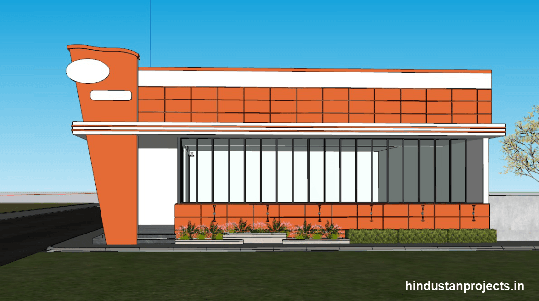 Highway Hotel – Contemporary Exterior Elevation photo 1