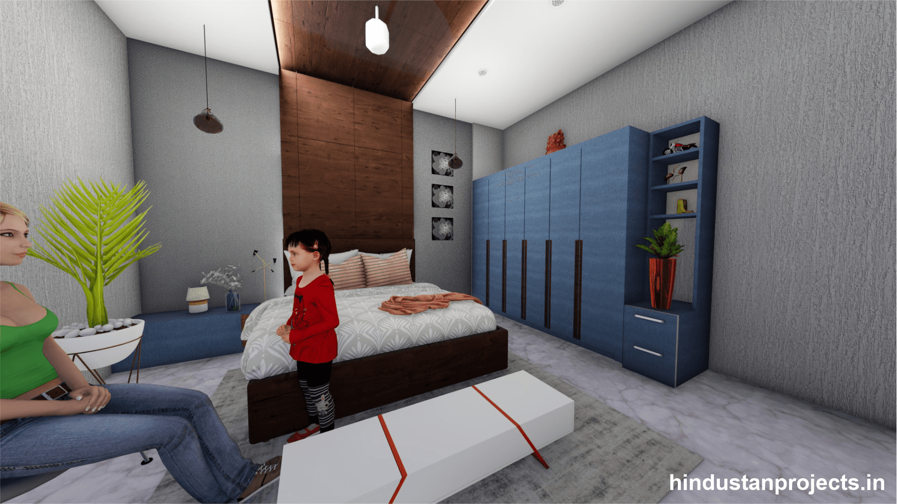 Compact Bedroom Interior – Jyoti Vijay Parashar photo 2