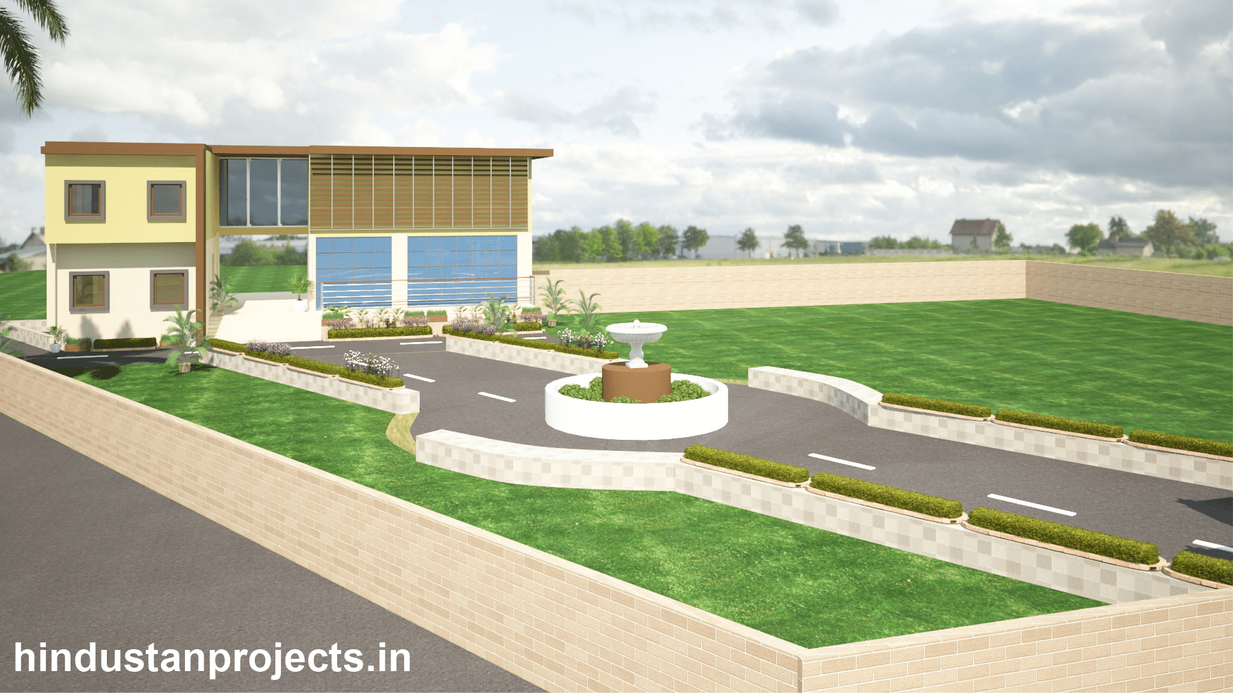 Rupi Devi College – Modern Institutional Elevation photo 1