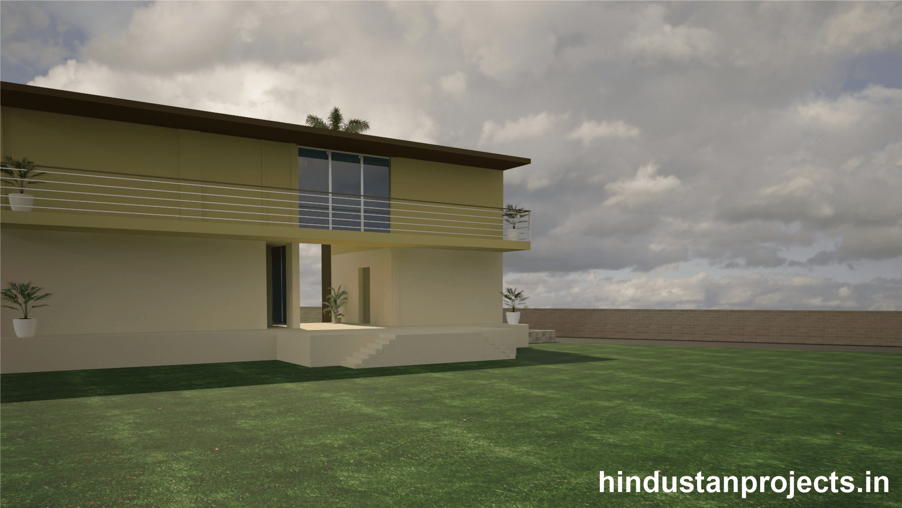 Rupi Devi College – Modern Institutional Elevation photo 3
