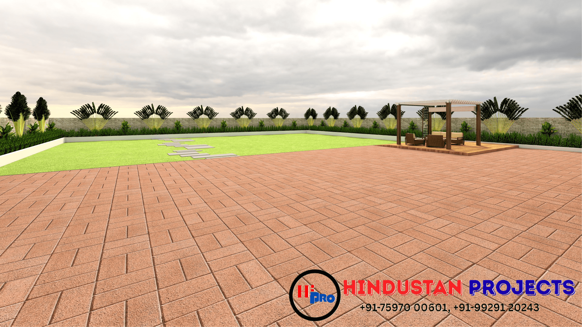 Vinod Bhandari Farmhouse – Exterior Elevation Design photo 3