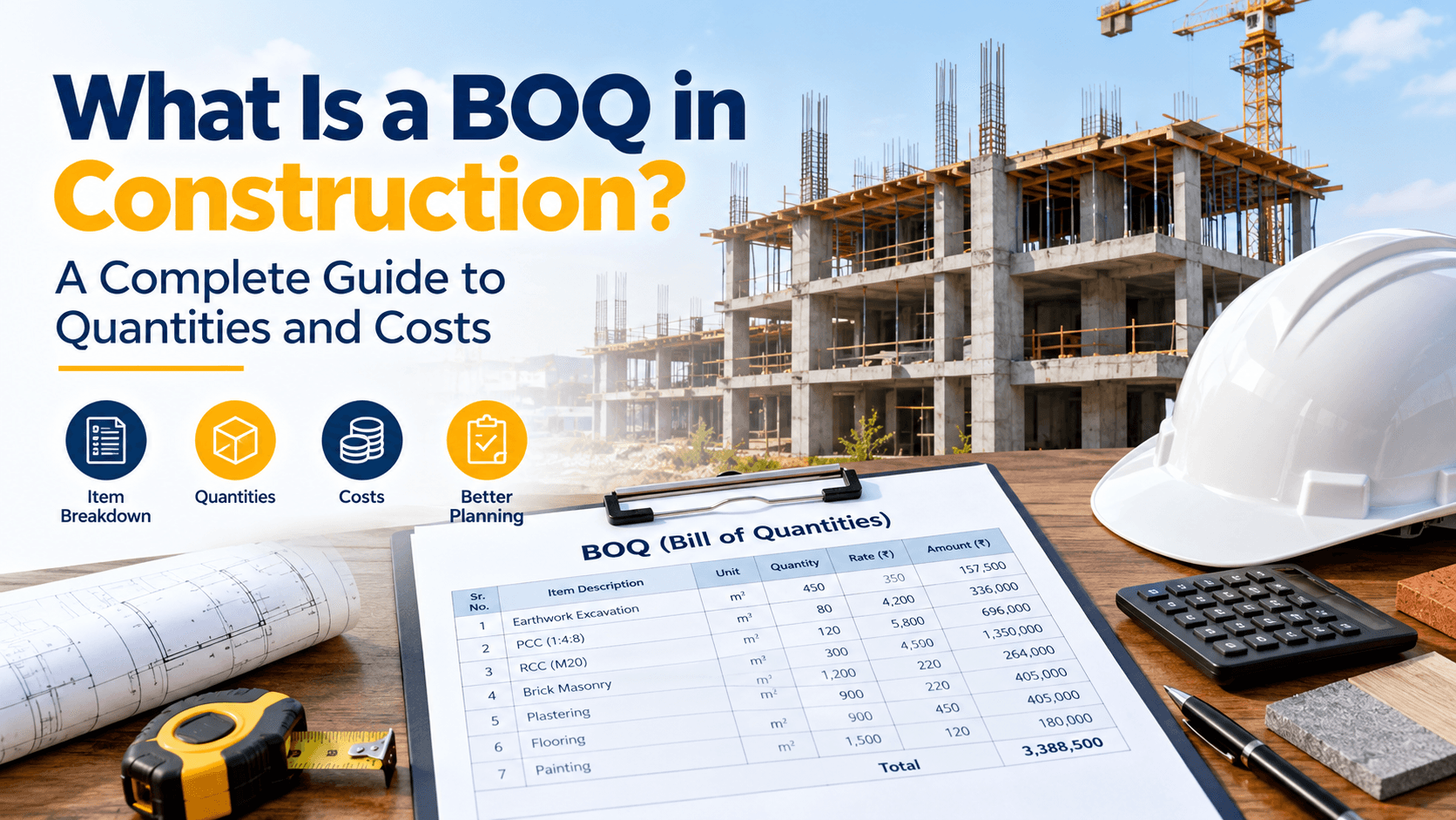 What Is a BOQ in Construction? A Complete Guide to Quantities and Costs