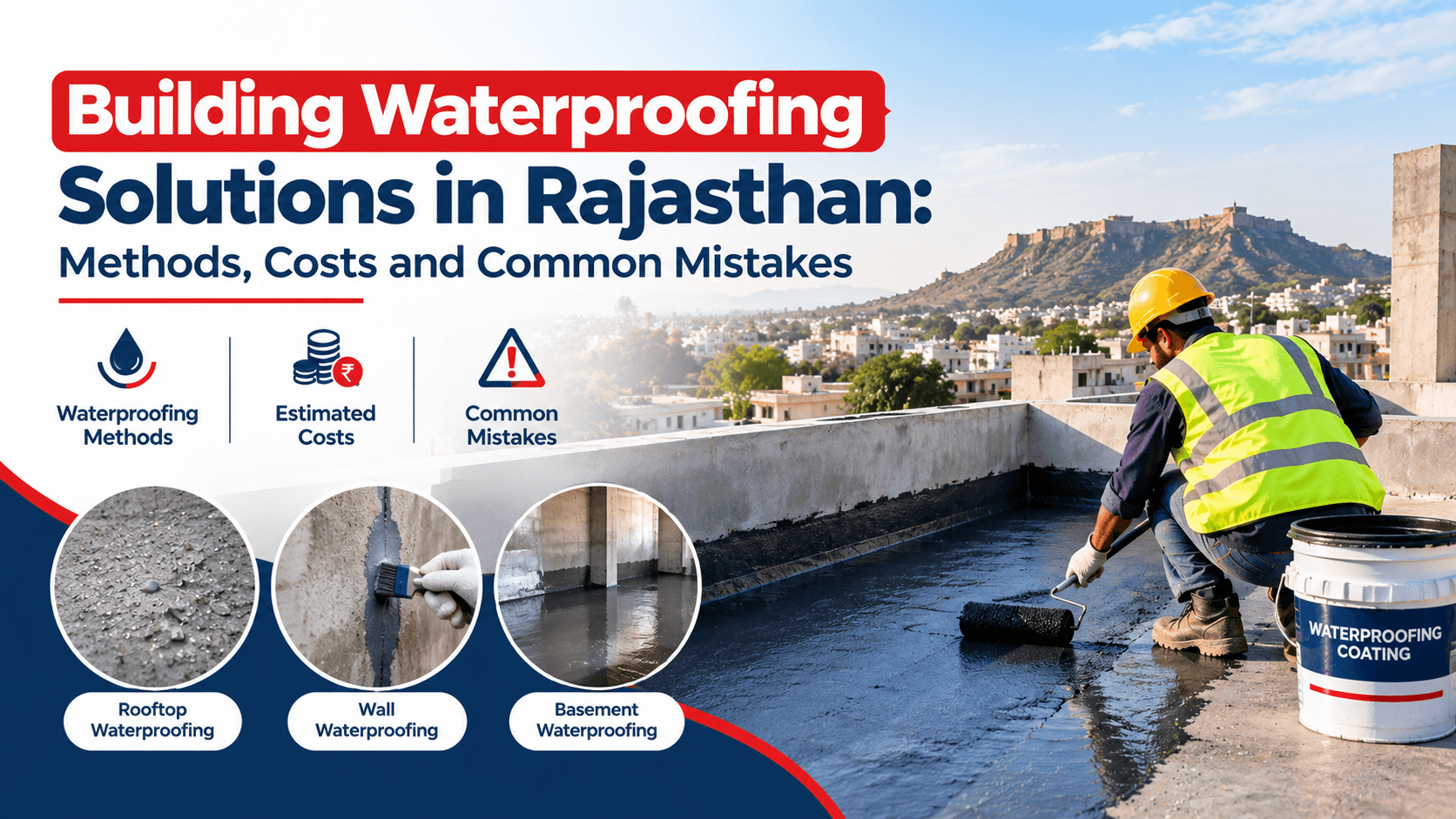 Building Waterproofing Solutions in Rajasthan: Methods, Costs and Common Mistakes